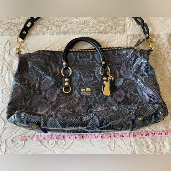Coach RARE Vintage Exotic Python Satchel Limited Edition - Picture 17 of 17